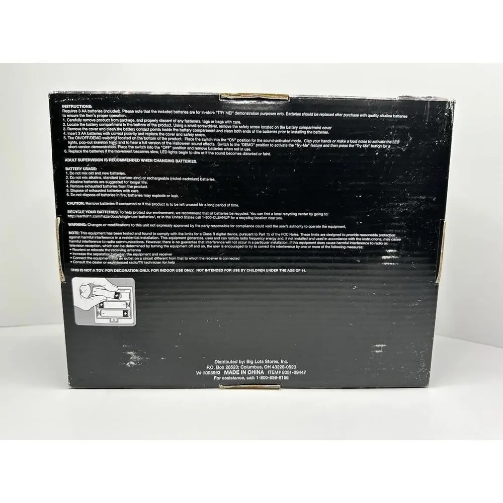 Haunted Hallow Halloween Animated Spooky Typewriter Sound Activated LED Effects - Picture 5 of 5